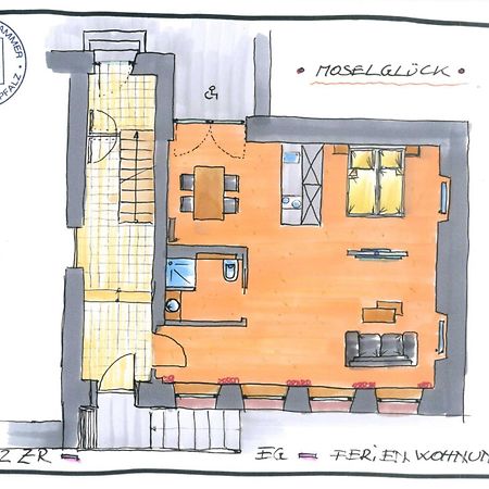 Moselloft Zeltingen-Rachtig Apartment Ngoại thất bức ảnh