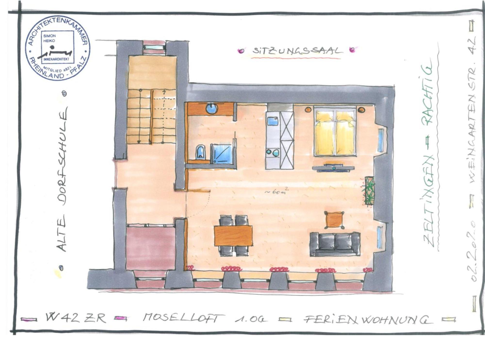 Moselloft Zeltingen-Rachtig Apartment Ngoại thất bức ảnh